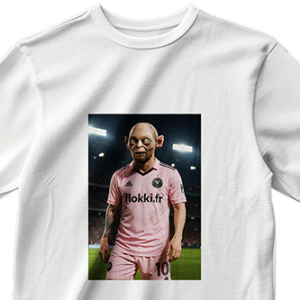 T SHIRT THE GOAT WHITE FACE